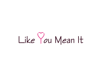 Like You Mean It logo design by salis17