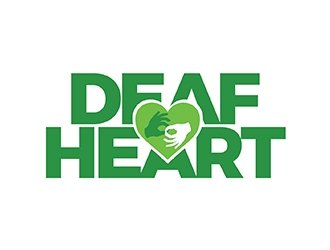 Deaf Heart logo design by marshall