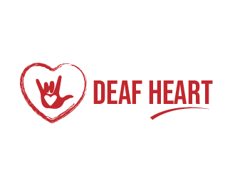 Deaf Heart logo design by grea8design