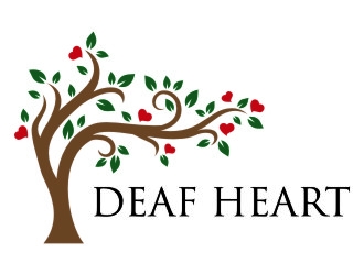 Deaf Heart logo design by jetzu