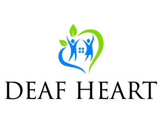 Deaf Heart logo design by jetzu
