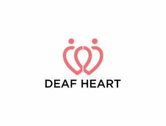 Deaf Heart logo design by hopee