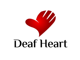 Deaf Heart logo design by Coolwanz