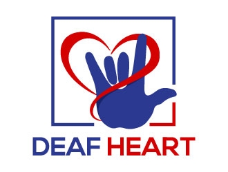 Deaf Heart logo design by Bunny_designs
