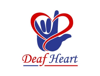 Deaf Heart logo design by Bunny_designs