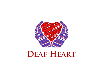 Deaf Heart logo design by Republik