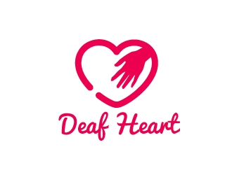 Deaf Heart logo design by Mad_designs