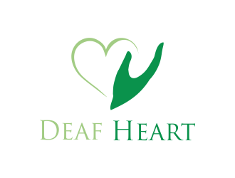 Deaf Heart logo design by tukangngaret