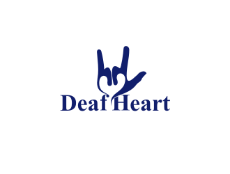Deaf Heart logo design by dhe27