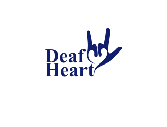 Deaf Heart logo design by dhe27