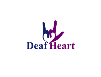Deaf Heart logo design by dhe27