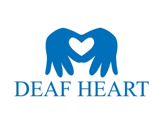 Deaf Heart logo design by sarfaraz