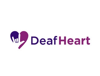 Deaf Heart logo design by Foxcody