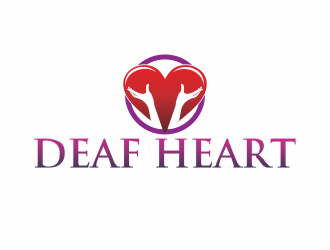 Deaf Heart logo design by bosbejo