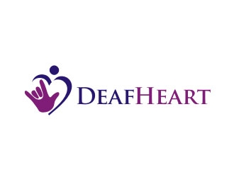 Deaf Heart logo design by Foxcody