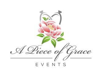 A Piece of Grace Events logo design by MAXR