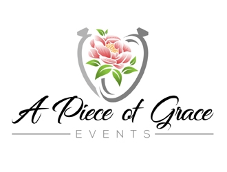 A Piece of Grace Events logo design by MAXR