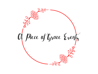 A Piece of Grace Events logo design by BlessedArt