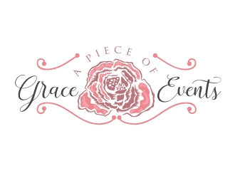 A Piece of Grace Events logo design by Suvendu