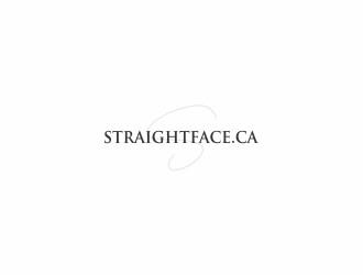 straightface.ca logo design by hopee