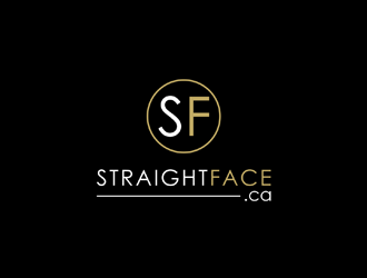 straightface.ca logo design by johana