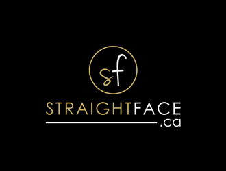 straightface.ca logo design by johana