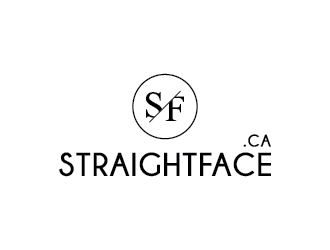 straightface.ca logo design by Fear
