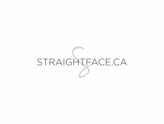 straightface.ca logo design by haidar