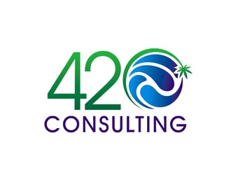 420 Consulting logo design by Foxcody