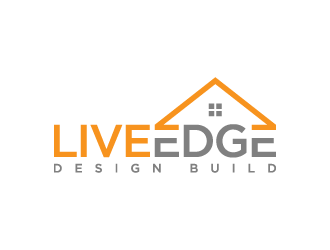 Live Edge Design Build logo design by denfransko