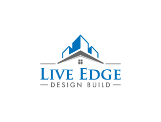 Live Edge Design Build logo design by pencilhand