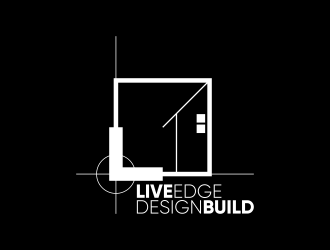 Live Edge Design Build logo design by ekitessar