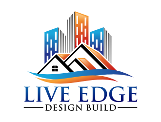 Live Edge Design Build logo design by semar