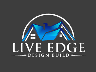 Live Edge Design Build logo design by THOR_