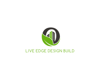 Live Edge Design Build logo design by Greenlight