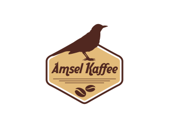 Amsel Kaffee logo design by SmartTaste