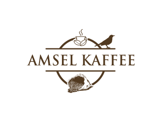 Amsel Kaffee logo design by ROSHTEIN