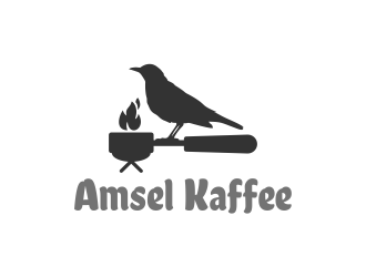 Amsel Kaffee logo design by mikael