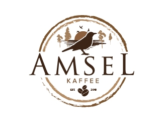 Amsel Kaffee logo design by litera
