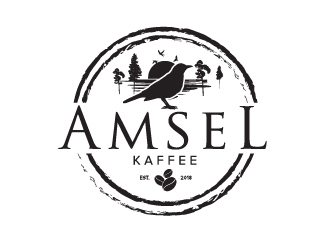 Amsel Kaffee logo design by litera