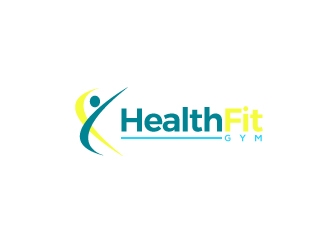 HealthFit Gym  logo design by jhanxtc