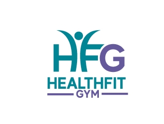 HealthFit Gym  logo design by jenyl