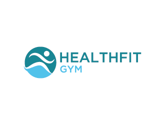 HealthFit Gym  logo design by mhala
