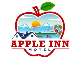 Apple Inn Motel logo design by daywalker