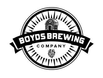 Boyds Brewing Company logo design by BeDesign