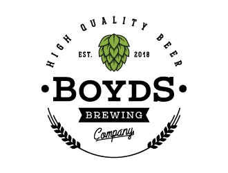 Boyds Brewing Company logo design by Kewin