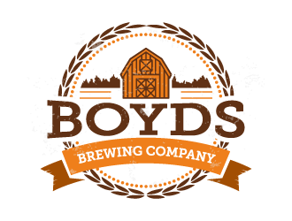 Boyds Brewing Company logo design by pencilhand