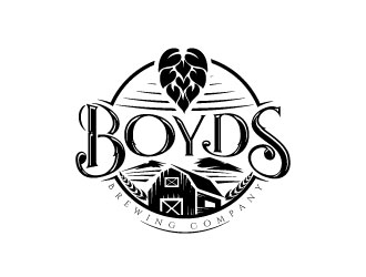 Boyds Brewing Company logo design by sanworks