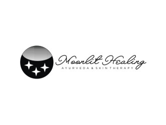 Moonlit Healing Ayurveda & Skin Therapy logo design by EkoBooM