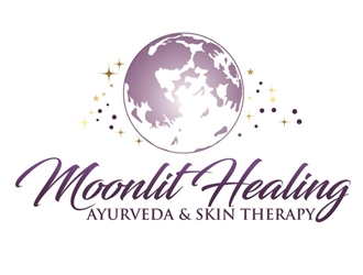 Moonlit Healing Ayurveda & Skin Therapy logo design by logoguy